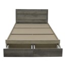 Κρεβάτι ημίδιπλο Olympus pakoworld με συρτάρι castillo toro 120x200εκ