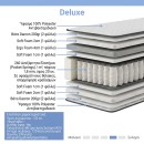 Στρώμα Deluxe pakoworld pocket spring διπλής όψης 32cm 140x200εκ