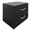 Κομοδίνο Athos pakoworld σε wenge απόχρωση 48x40x41.5εκ