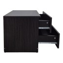 Κομοδίνο Athos pakoworld σε wenge απόχρωση 48x40x41.5εκ