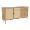 Μπουφές Oslo pakoworld sonoma 150x39x79εκ