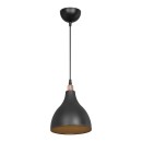 Φωτιστικό οροφής μονόφωτο Lofty pakoworld Ε27 μαύρο Φ18x22εκ Φωτιστικό οροφής μονόφωτο Lofty pakoworld Ε27 μαύρο Φ18x22εκ