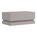 Τραπέζι σαλονιού Wendo pakoworld taupe-sonoma 97x60x40εκ