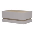 Τραπέζι σαλονιού Wendo pakoworld taupe-sonoma 97x60x40εκ