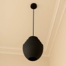 Φωτιστικό οροφής Kelsy Inart E27 μαύρο μέταλλο Φ30x122εκ