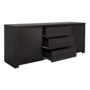 Μπουφές Kalya pakoworld σε wenge απόχρωση 220x49x89.5εκ