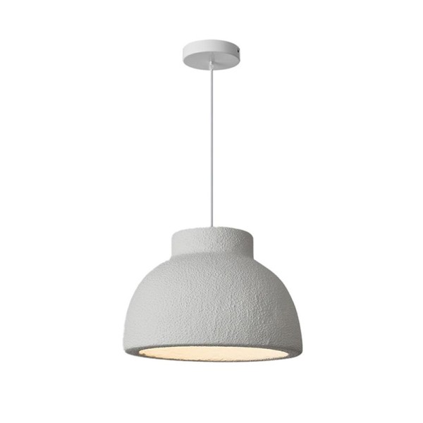 Φωτιστικό οροφής led Jenila pakoworld E27 ps λευκό Φ30x20εκ