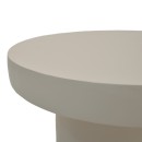 Τραπέζι σαλονιού Umbra pakoworld γκρι μπεζ MGO Φ64.5x43εκ
