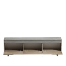 Έπιπλο τηλεόρασης Kasandra pakoworld μπεζ μαρμάρου-sonoma 180x35x48.5εκ