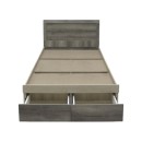 Κρεβάτι μονό Olympus pakoworld με συρτάρι castillo toro 100x200εκ