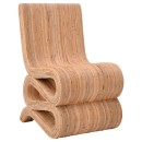 Πολυθρόνα Favorsy pakoworld rattan σε φυσική απόχρωση 52x65x90εκ