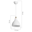 Φωτιστικό οροφής μονόφωτο Lofty pakoworld Ε27 λευκό Φ18x22εκ Φωτιστικό οροφής μονόφωτο Lofty pakoworld Ε27 λευκό Φ18x22εκ