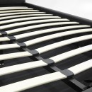 Κρεβάτι Roi pakoworld 160x200 PU μαύρο ματ + αποθηκευτικό χώρο
