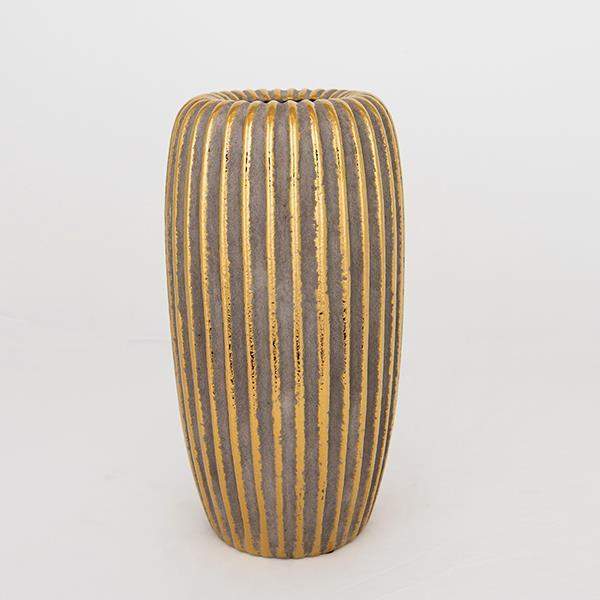 ΒΑΖΟ ΚΕΡΑΜΙΚΟ ΚΑΦΕ - ΧΡΥΣΟ 16x16x29.5 cm
