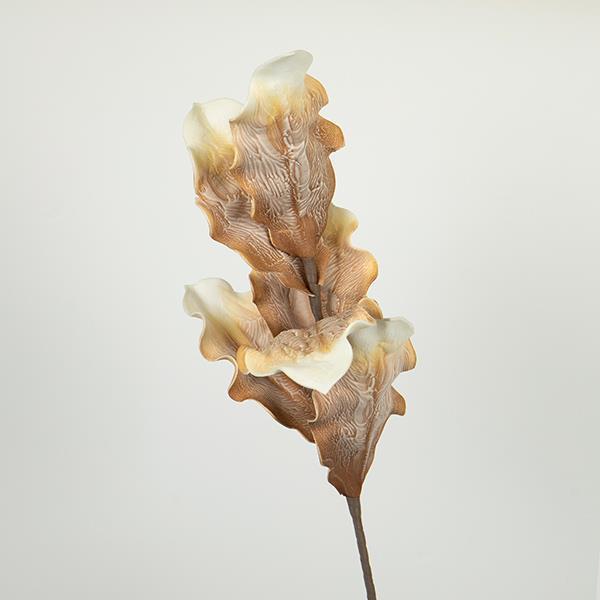 ΦΥΛΛΟ/ΚΛΑΔΙ, FOAM, ΚΑΦΕ-ΛΕΥΚΟ, 92cm (Συσκευασία 12 τεμαχίων)
