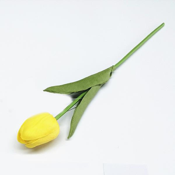 ΛΟΥΛΟΥΔΙ/ΚΛΑΔΙ ΤΟΥΛΙΠΑ PU ΚΙΤΡΙΝΗ 32cm (Συσκευασία 24 τεμαχίων)