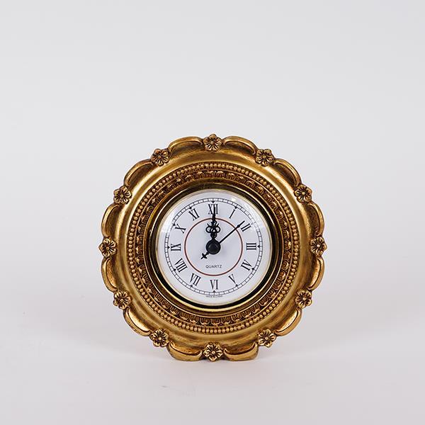 ΕΠΙΤΡΑΠΕΖΙΟ ΡΟΛΟΪ ΠΟΛΥΡΕΣΙΝ ΧΡΥΣΟ 13.4x4x13.4cm (Συσκευασία 2 τεμαχίων)