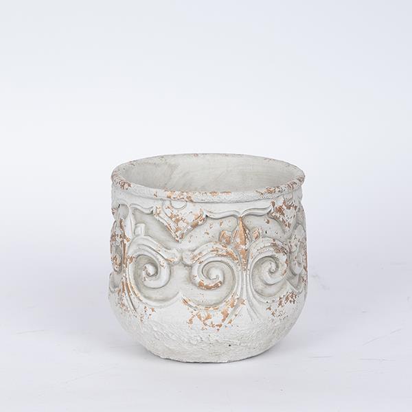 ΚΑΣΠΩ ΤΣΙΜΕΝΤΕΝΙΟ ΛΕΥΚΟ 15.5x15.5x14cm (Συσκευασία 2 τεμαχίων)