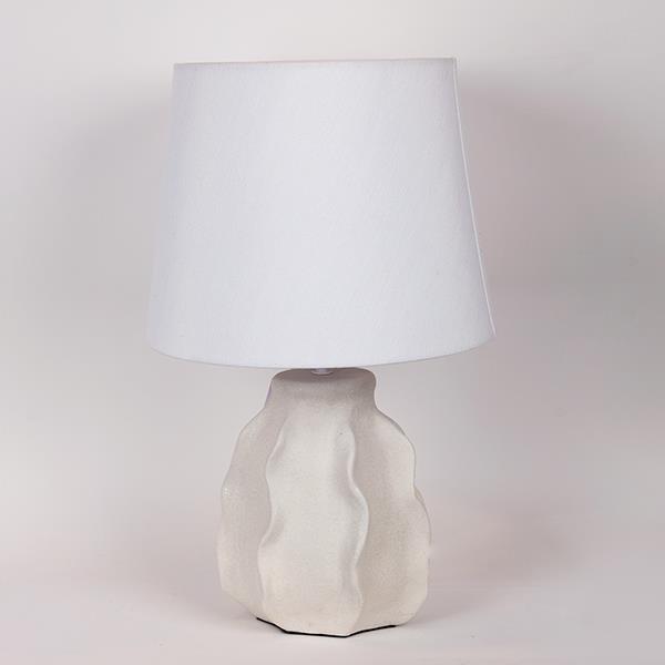 ΕΠΙΤΡΑΠΕΖΙΟ ΦΩΤΙΣΤΙΚΟ ΚΕΡΑΜΙΚΟ ΛΕΥΚΟ 32x25x52cm