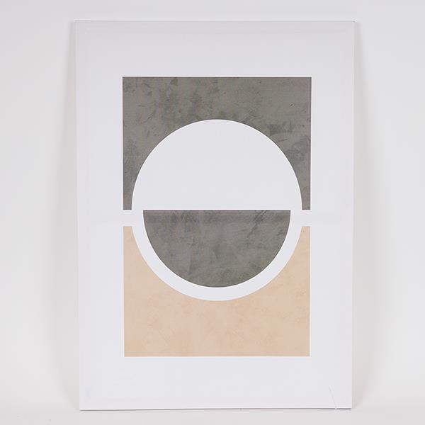 ΠΙΝΑΚΑΣ ΚΑΜΒΑΣ ΣΧΕΔΙΑ ΚΑΦΕ - ΜΠΕΖ - ΛΕΥΚΟΣ 50x70cm (Συσκευασία 2 τεμαχίων)