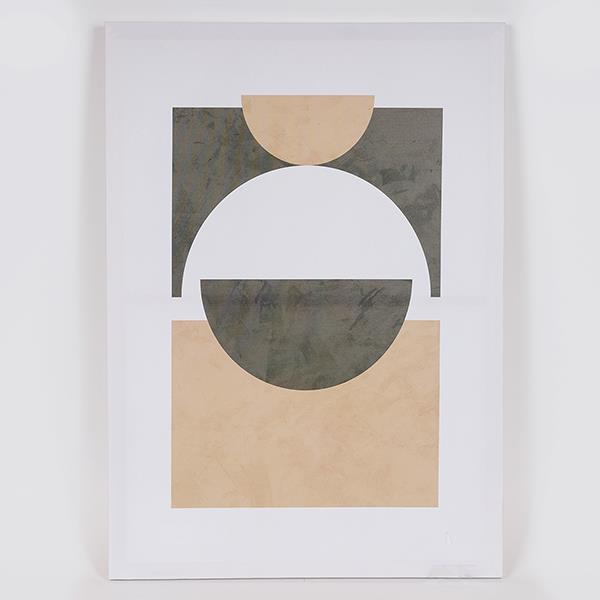 ΠΙΝΑΚΑΣ ΚΑΜΒΑΣ ΣΧΕΔΙΑ ΚΑΦΕ - ΜΠΕΖ - ΛΕΥΚΟΣ 50x70cm (Συσκευασία 2 τεμαχίων)