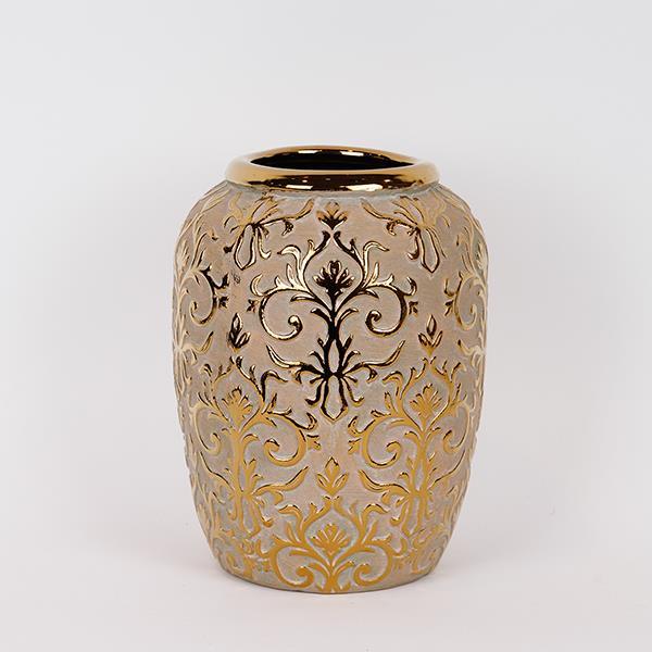 ΒΑΖΟ ΚΕΡΑΜΙΚΟ ΧΡΥΣΟ 19.5x19.5x25.5cm