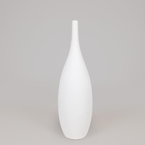 ΒΑΖΟ ΠΟΛΥΡΕΖΙΝ ΛΕΥΚΟ 23x23x76.5cm