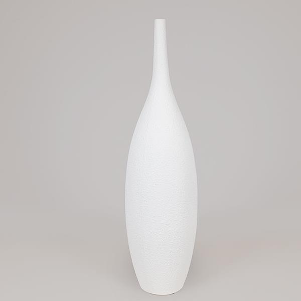 ΒΑΖΟ ΠΟΛΥΡΕΖΙΝ ΛΕΥΚΟ 27.5x27.5x101cm