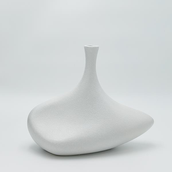ΒΑΖΟ ΚΕΡΑΜΙΚΟ ΛΕΥΚΟ 30x14x24cm