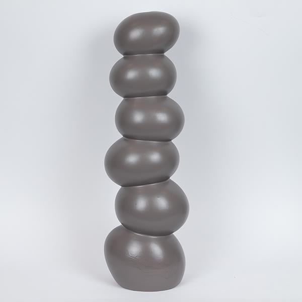 ΒΑΖΟ ΚΕΡΑΜΙΚΟ ΣΚΟΥΡΟ ΓΚΡΙ 20.5x17.1x65.3cm