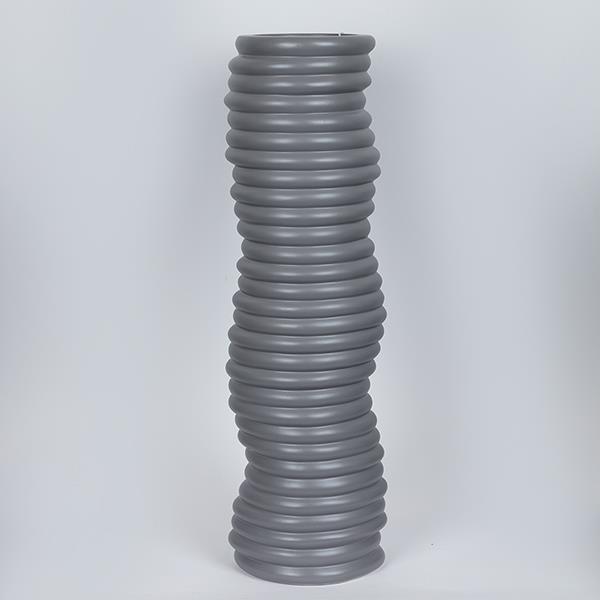 ΒΑΖΟ ΚΕΡΑΜΙΚΟ ΣΚΟΥΡΟ ΓΚΡΙ 17.6x14.3x57.5cm