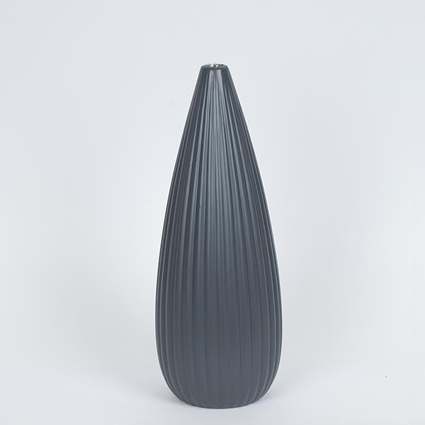 ΒΑΖΟ ΚΕΡΑΜΙΚΟ ΑΝΘΡΑΚΙ 13x36cm (Συσκευασία 2 τεμαχίων)