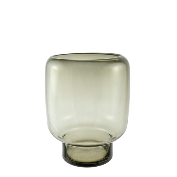 ΧΕΙΡΟΠΟΙΗΤΟ ΒΑΖΟ ΑΠΟ ΦΥΣΙΤΟ ΓΥΑΛΙ ΓΚΡΙ 23Χ23Χ30ΕΚ