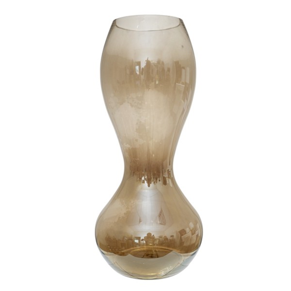 ΧΕΙΡΟΠΟΙΗΤΟ ΒΑΖΟ ΑΠΟ ΦΥΣΙΤΟ ΓΥΑΛΙ ΓΥΑΛΙΣΤΕΡΟ ΚΑΦΕ  23Χ23Χ30ΕΚ