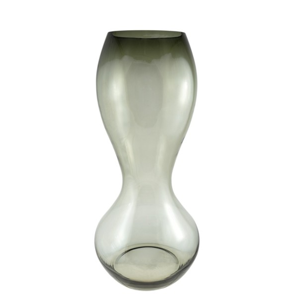 ΧΕΙΡΟΠΟΙΗΤΟ ΒΑΖΟ ΑΠΟ ΦΥΣΙΤΟ ΓΥΑΛΙ ΓΚΡΙ  23Χ23Χ30ΕΚ