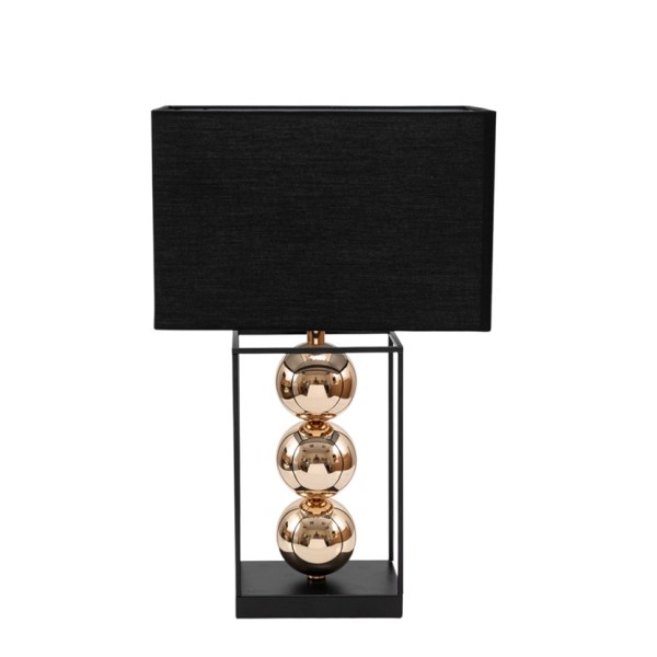 ΛΑΜΠΑ ΜΕΤΑΛΛΙΚΗ ΜΑΥΡΗ ΧΡΥΣΗ ΜΕ ΓΥΑΛΙΣΤΕΡΟΥΣ ΚΥΚΛΟΥΣ 20Χ34Χ22ΕΚ ΚΑΙ ΣΥΝΟΛΙΚΟ ΜΕΓΕΘΟΣ 55ΕΚ