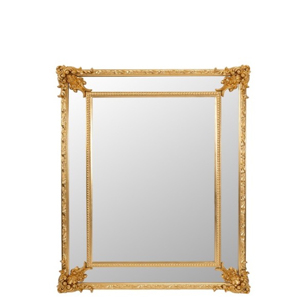 ΚΑΘΡΕΠΤΗΣ ΞΥΛΙΝΟΣ ΚΛΑΣΙΚΟΣ ΧΡΥΣΟΣ ΜΕΓΕΘΟΣ ΚΑΘΡΕΠΤΗ 60Χ91ΕΚ ΜΕ ΚΟΡΝΙΖΑ 94Χ125Χ7ΕΚ