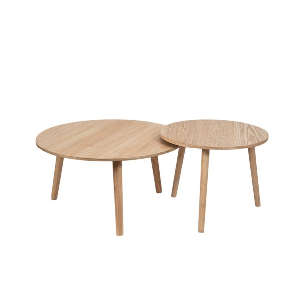 ΤΡΑΠΕΖΑΚΙ ΣΤΡΟΓΓΥΛΟ ΦΥΣΙΚΟ ΧΡΩΜΑ ΞΥΛΟΥ 50Χ39ΕΚ