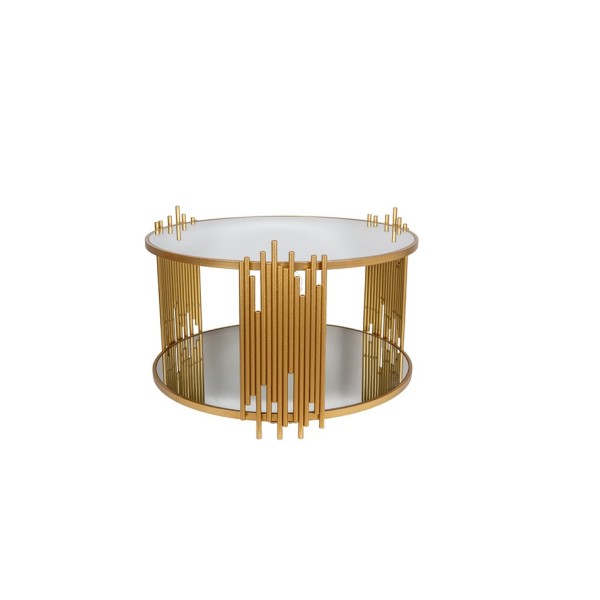 ΜΕΤΑΛΛΙΚΟ ΤΡΑΠΕΖΙ ΧΡΥΣΟ ΜΕ ΤΖΑΜΙ ΚΑΘΡΕΠΤΗ ΘΕΛΕΙ ΣΥΝΑΡΜΟΛΟΓΗΣΗ 79Χ50ΕΚ