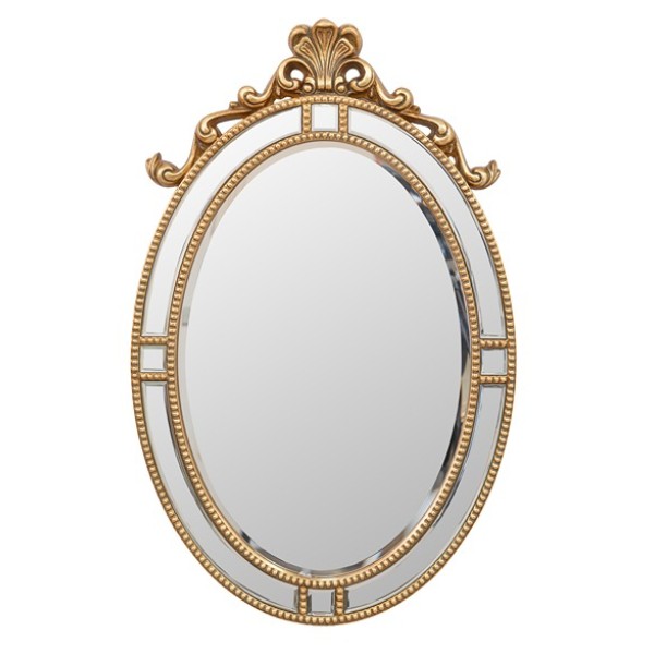 ΚΑΘΡΕΠΤΗΣ ΞΥΛΙΝΟΣ ΚΛΑΣΙΚΟΣ ΧΡΥΣΟΣ ΜΕΓΕΘΟΣ ΚΑΘΡΕΠΤΗ 43Χ63ΕΚ ΜΕ ΚΟΡΝΙΖΑ 83Χ53Χ3,5ΕΚ