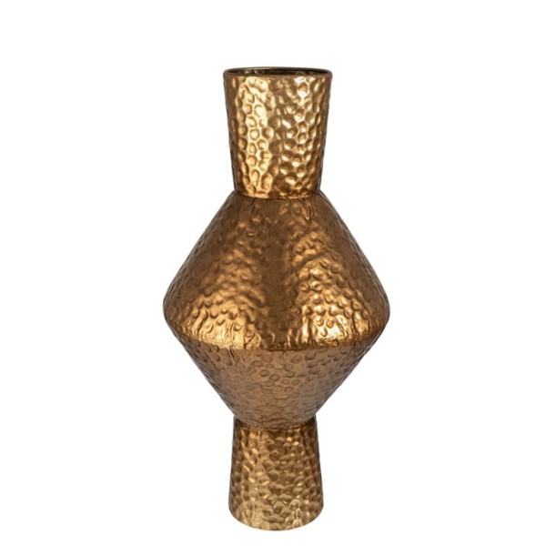 ΜΕΤΑΛΛΙΚΟ ΒΑΖΟ ΧΡΥΣΟ ΣΦΥΡΙΛΑΤΟ 25Χ25Χ50,5ΕΚ