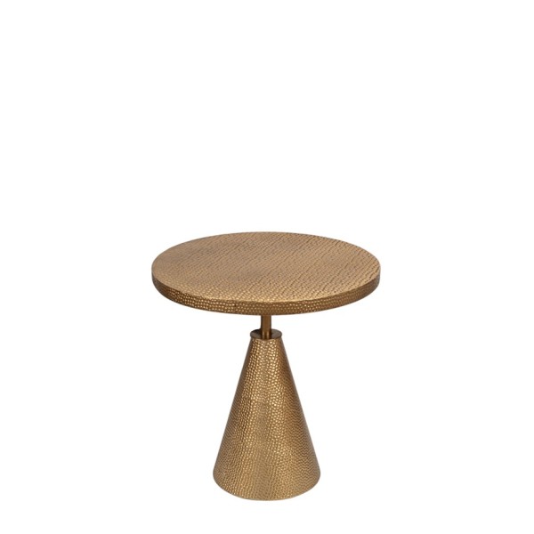 ΜΕΤΑΛΛΙΚΟ ΤΡΑΠΕΖΙ ΧΡΥΣΟ ΣΦΥΡΙΛΑΤΟ 50Χ50Χ52ΕΚ