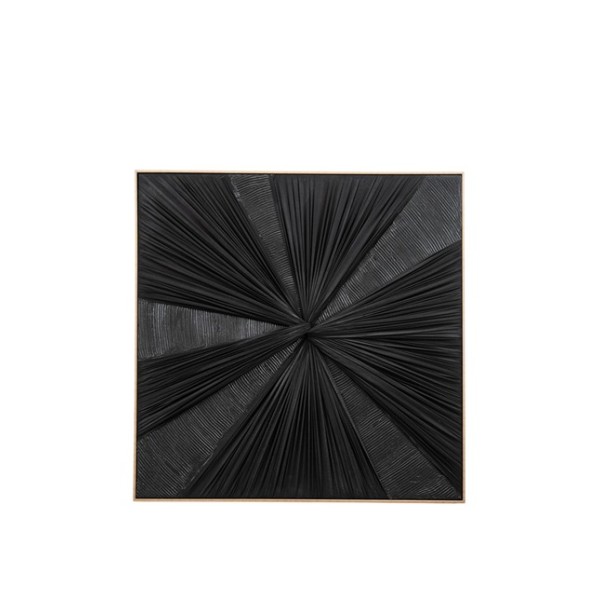 ΠΙΝΑΚΑΣ ΣΕ ΚΑΜΒΑ ΜΕ ΚΟΡΝΙΖΑ ΚΑΙ ΥΦΑΣΜΑ ΜΑΥΡΑ 82Χ82Χ4,5ΕΚ