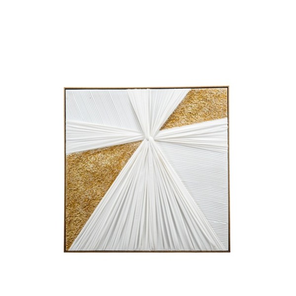 ΠΙΝΑΚΑΣ ΣΕ ΚΑΜΒΑ ΜΕ ΚΟΡΝΙΖΑ ΚΑΙ ΥΦΑΣΜΑ ΜΕ ΧΡΥΣΕΣ ΠΕΤΡΕΣ 82Χ82Χ4,5ΕΚ