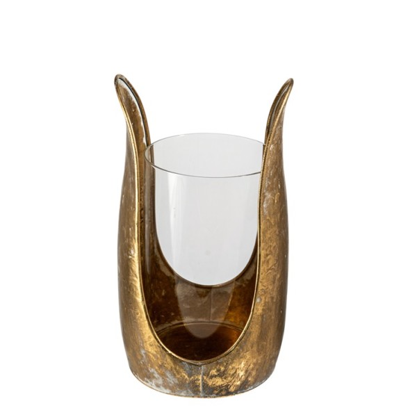 ΜΕΤΑΛΛΙΚΟ ΚΗΡΟΠΗΓΕΙΟ ΜΕ ΧΡΥΣΟ ΜΕ ΓΥΑΛΙ 16Χ15,5Χ27,5ΕΚ