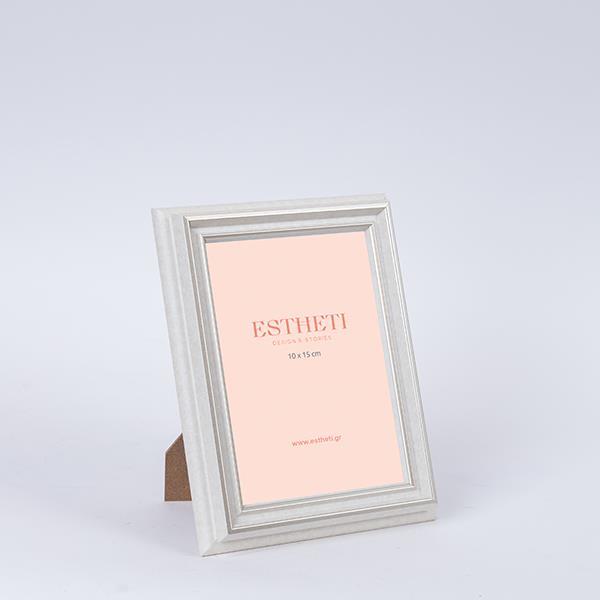 ΚΟΡΝΙΖΑ (10x15) ΠΛΑΣΤΙΚΗ ΛΕΥΚΗ - ΧΡΥΣΗ (Συσκευασία 12 τεμαχίων)