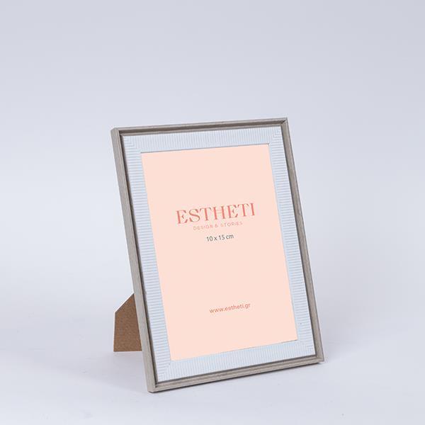 ΚΟΡΝΙΖΑ (10x15) ΠΛΑΣΤΙΚΗ ΓΚΡΙ - ΛΕΥΚΗ (Συσκευασία 24 τεμαχίων)