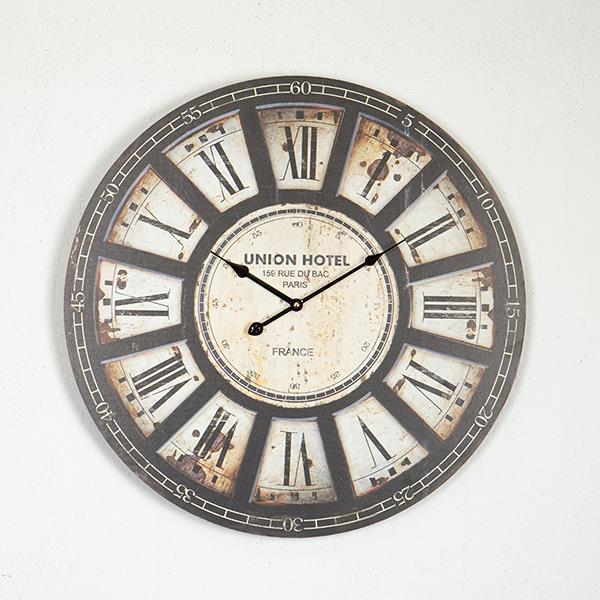 ΡΟΛΟΪ ΤΟΙΧΟΥ ΞΥΛΙΝΟ ANTIKE ΕΚΡΟΥ - ΜΑΥΡΟ 58.2x4.3x58.2cm (Συσκευασία 2 τεμαχίων)