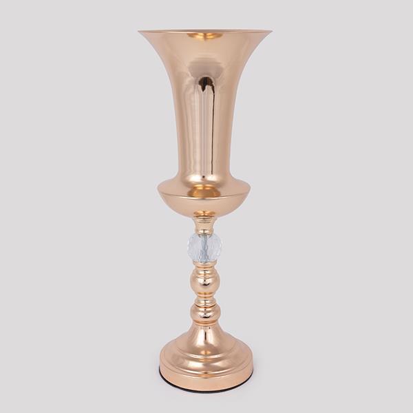 ΒΑΖΟ ΜΕΤΑΛΛΙΚΟ ΧΡΥΣΟ 48cm (Συσκευασία 2 τεμαχίων)