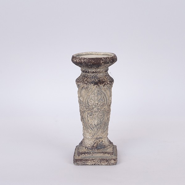 ΚΗΡΟΠΗΓΙΟ ΤΣΙΜΕΝΤΕΝΙΟ ΓΚΡΙ-ΜΠΕΖ 10x10x23.5cm (Συσκευασία 4 τεμαχίων)